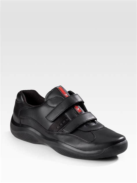 prada black shoes for men